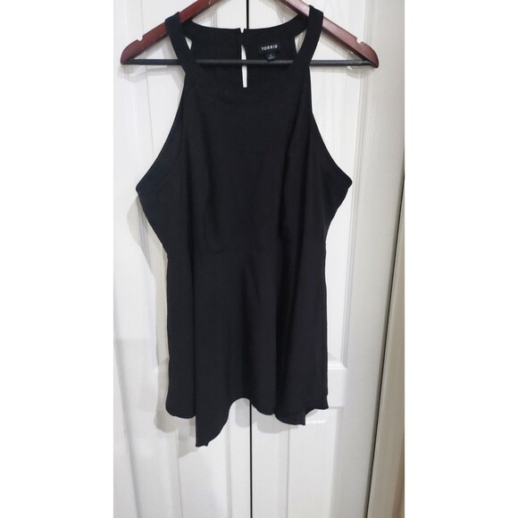 Torrid black Women's halter Chic Casual Elegant Size 1X. - Picture 12 of 16